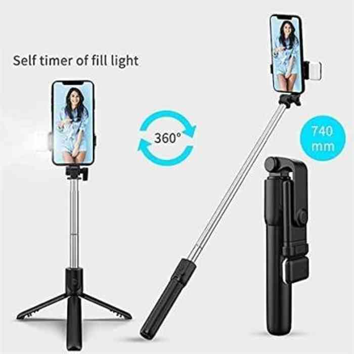 Q07 Bluetooth Selfie Stick with Light price in bangladesh